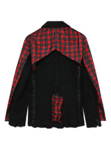 PANELLED SINGLE-BREASTED BLAZER