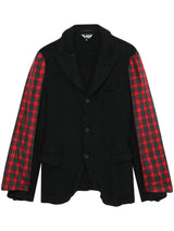 PANELLED SINGLE-BREASTED BLAZER