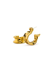 GOLD FAÏENCE LIL HOOPS