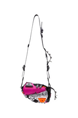 I02 PINK PATCHWORK CLUTCH