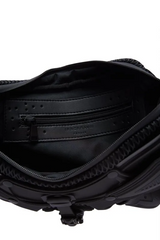 I82 MATT BLACK CROSSBODY BAG