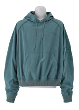 Hooded Minty Windbreaker