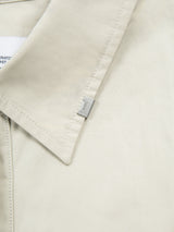 FIBER GREY INTERVEIN LAYERED SHORT-SLEEVE SHIRT