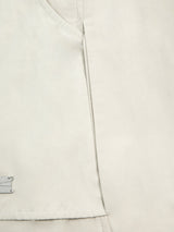 FIBER GREY INTERVEIN LAYERED SHORT-SLEEVE SHIRT