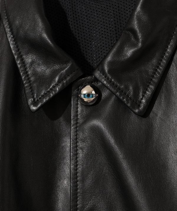 'EYE' leather jacket