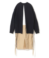 WOOL LAYERED CARDIGAN