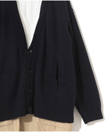 WOOL LAYERED CARDIGAN