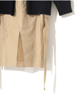 WOOL LAYERED CARDIGAN