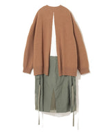 WOOL LAYERED CARDIGAN