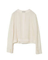 Brushed V-Neck Jacket