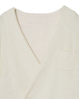 Brushed V-Neck Jacket