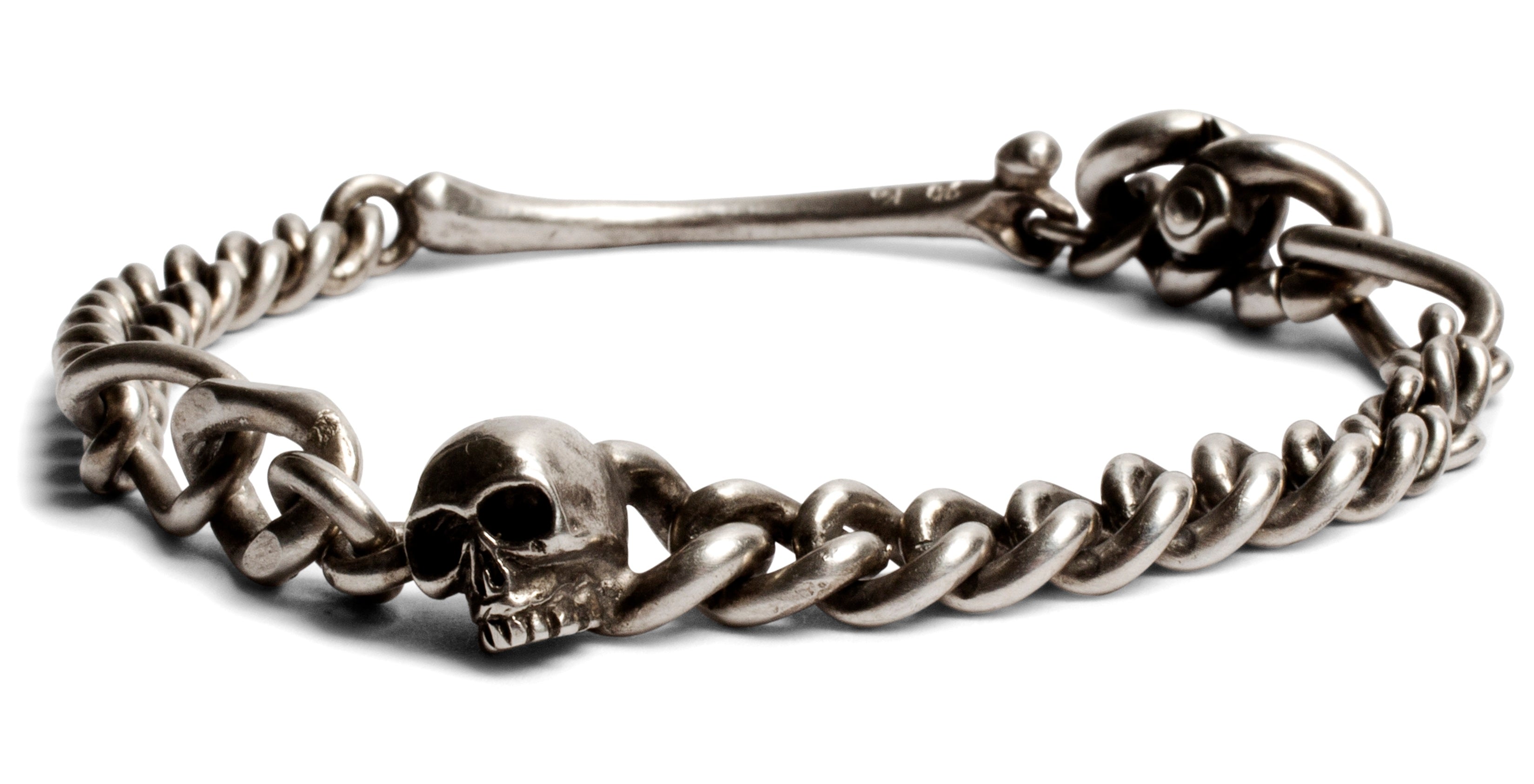 werkstatt munchen bracelet fine skull