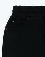 BLACK A-PEEC LOGO SWEATPANTS
