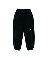 BLACK A-PEEC LOGO SWEATPANTS