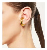 GOLD PUZZLE 3 EARCUFF
