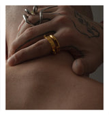 GOLD PUZZLE 3 EARCUFF