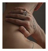 SILVER PUZZLE 3 EARCUFF