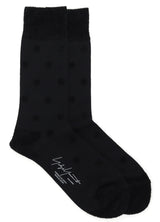 BLACK MOGOL DOT SOCKS