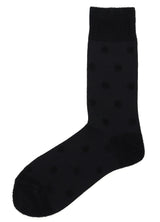 BLACK MOGOL DOT SOCKS