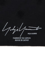 BLACK MOGOL DOT SOCKS