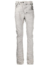 RUCHED SKINNY FIT JEANS