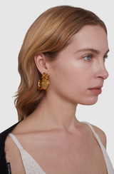 GOLD FAÏENCE HOOPS