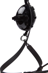 I50 Shiny Black Cross Body Bag