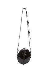 I50 Shiny Black Cross Body Bag