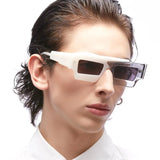 WHITE + CRYSTAL X12 SUNGLASSES