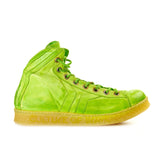 GRIT LIME MID DYED SNEAKERS