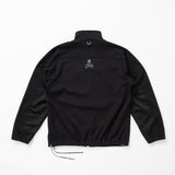 BLACK PATCH POCKET TRACK JACKET