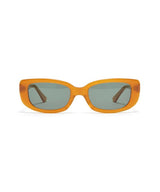CAMEL ACETATE RECTANGLE SUNGLASSES