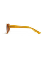CAMEL ACETATE RECTANGLE SUNGLASSES