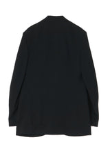 GABARDINE DOUBLE LAPEL JACKET