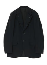 GABARDINE DOUBLE LAPEL JACKET