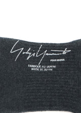 CHARCOAL YARN DYE LONG PILE SOCKS