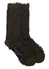 KHAKI BACK THREAD PILE INSIDE SOCKS