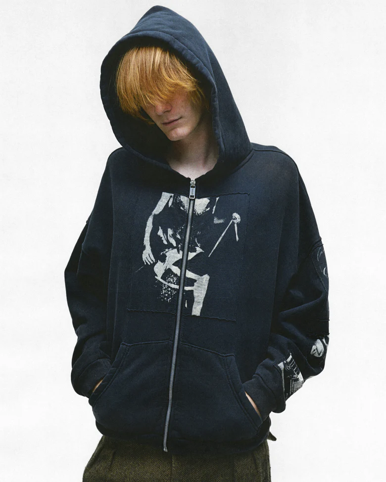 Asphyxiation Assemblage Zip Hoodie