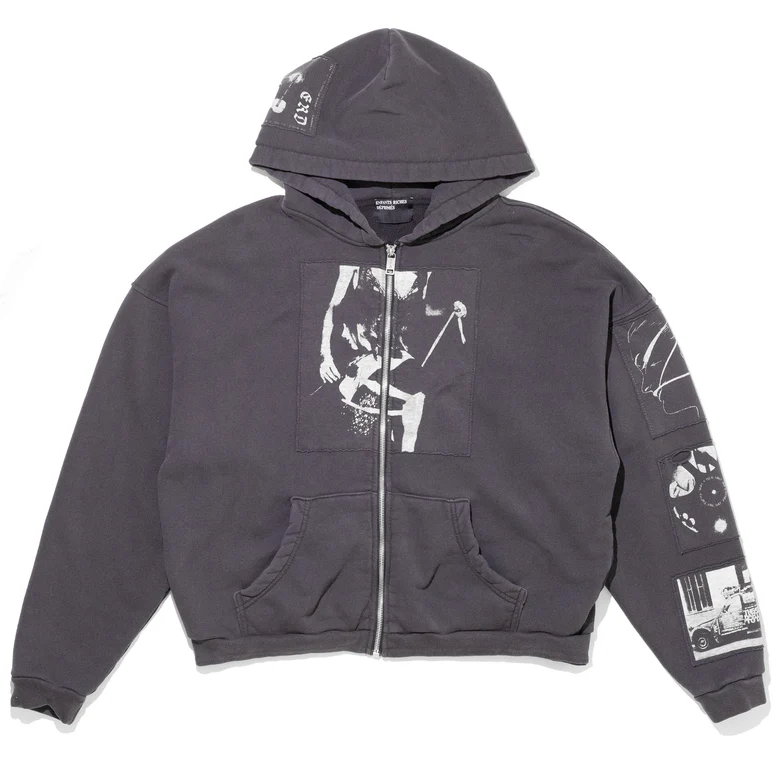 Asphyxiation Assemblage Zip Hoodie