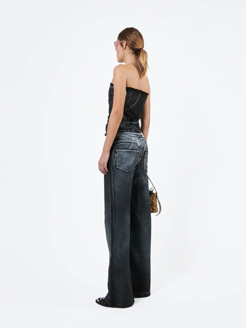 WOVEN DOUBLE FOLD PANTS