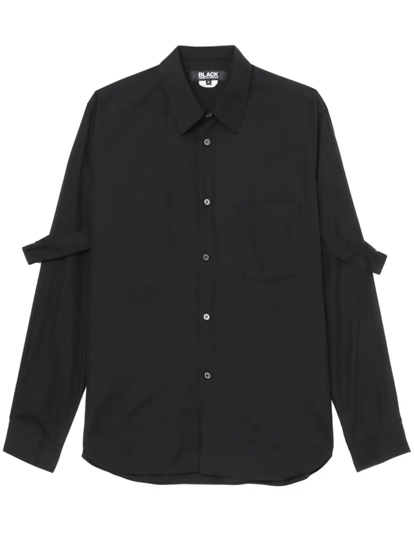 BUCKLE DETAILED SHIRT