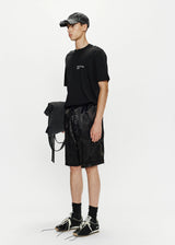 LINED ELASTICATED SHORTS VINTAGE SPLATTER