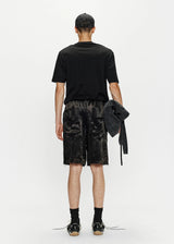 LINED ELASTICATED SHORTS VINTAGE SPLATTER