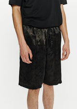LINED ELASTICATED SHORTS VINTAGE SPLATTER