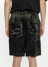 LINED ELASTICATED SHORTS VINTAGE SPLATTER