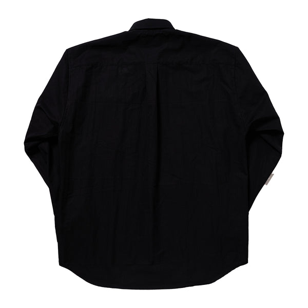 BLACK RCA CABLE EMBROIDERY SHIRT