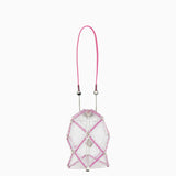 PINK ASTERISK STRUCTURE SMALL BAG