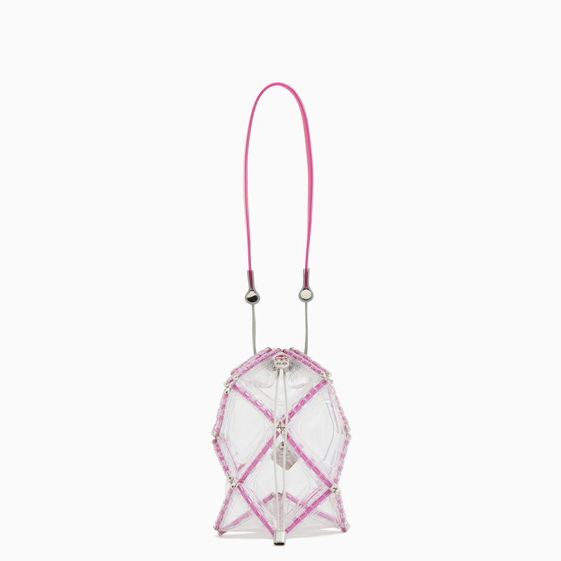 PINK ASTERISK STRUCTURE SMALL BAG