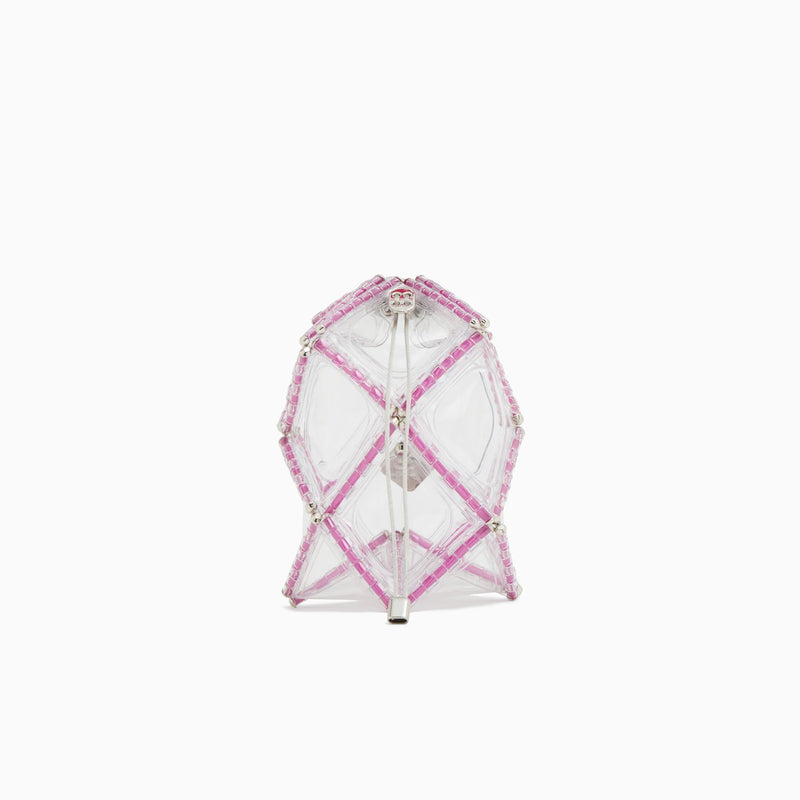 PINK ASTERISK STRUCTURE SMALL BAG