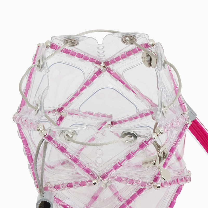 PINK ASTERISK STRUCTURE SMALL BAG